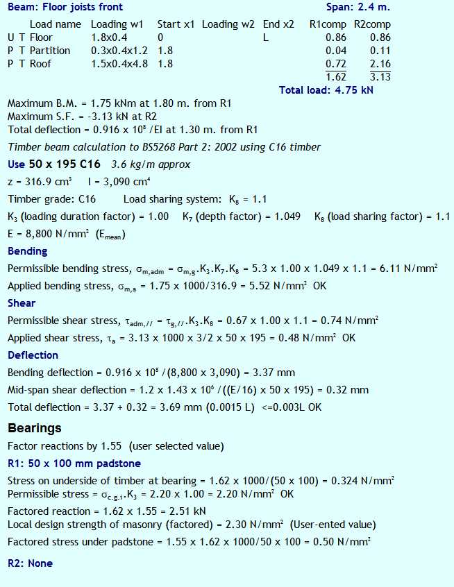 SuperBeam timber beam calculation