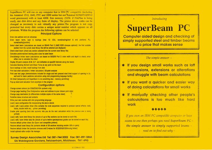Leaflet outside